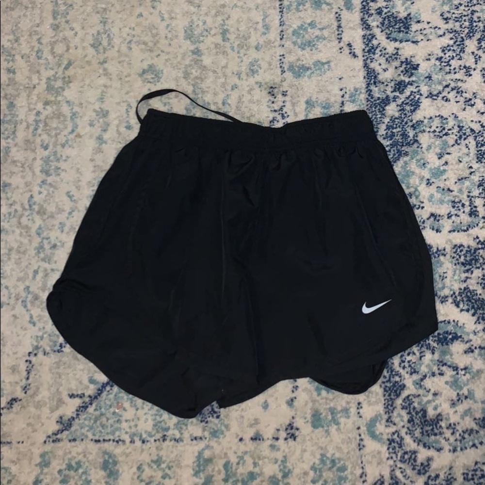 Black NIKE; 4 inch Inseam